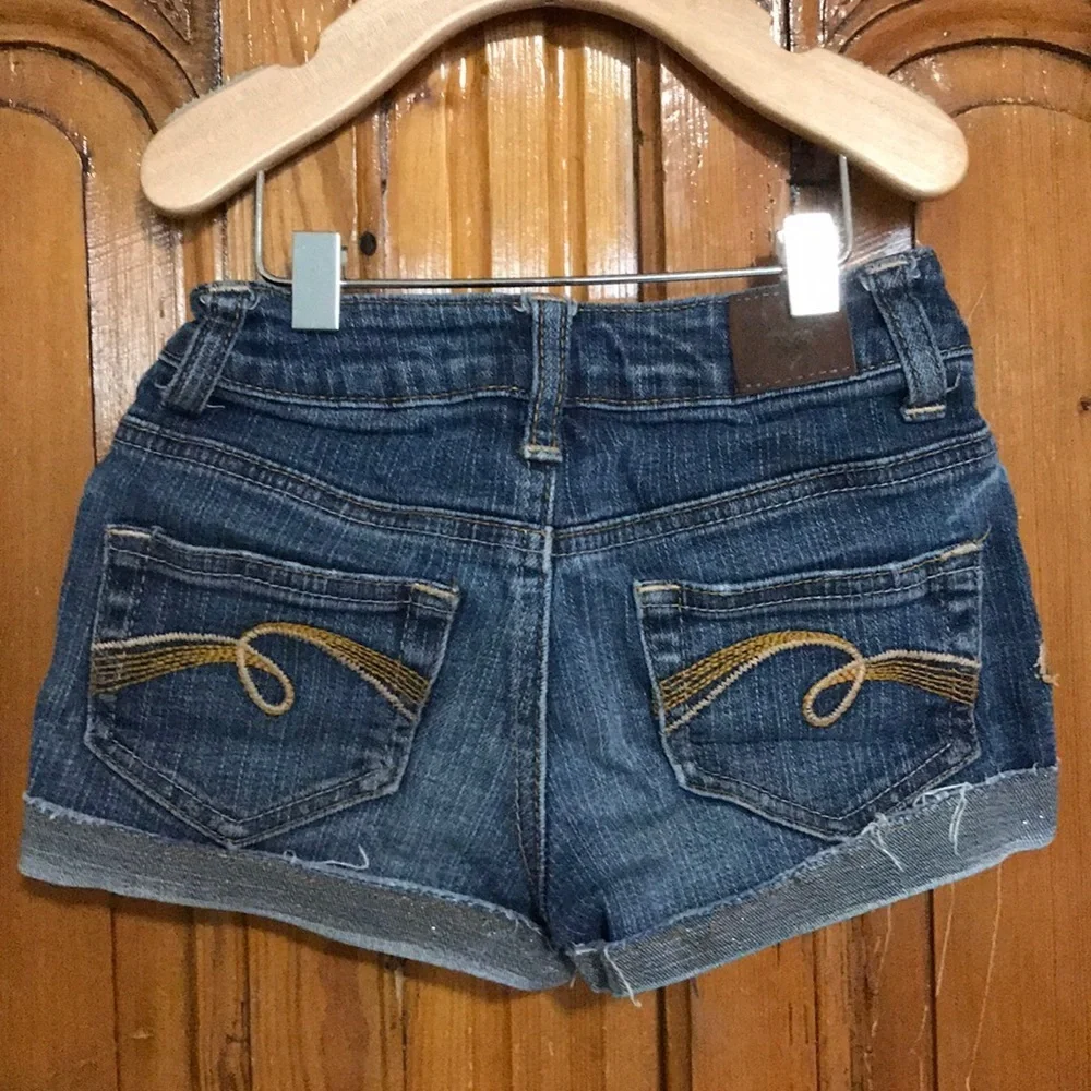 3/$20 Justice Shorts with Sparkle Cuff